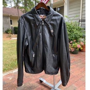 2002 Womens Harley-Davidson Leather Motorcycle Jacket